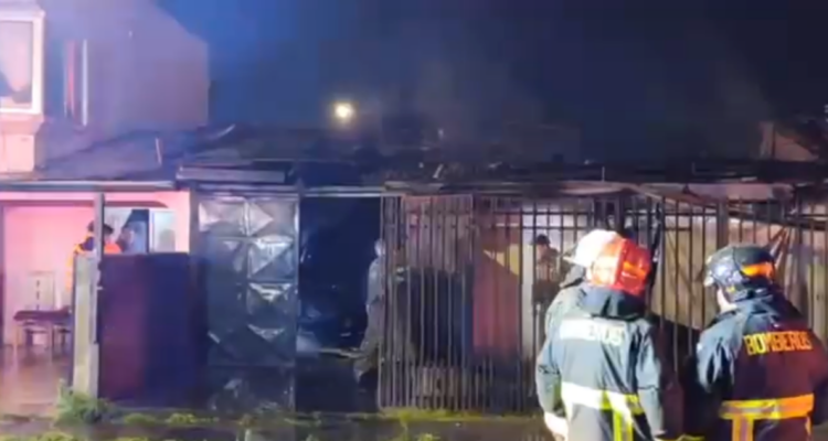 Una madre y sus tres hijos mueren tras incendio que destruyó su vivienda en Talca
