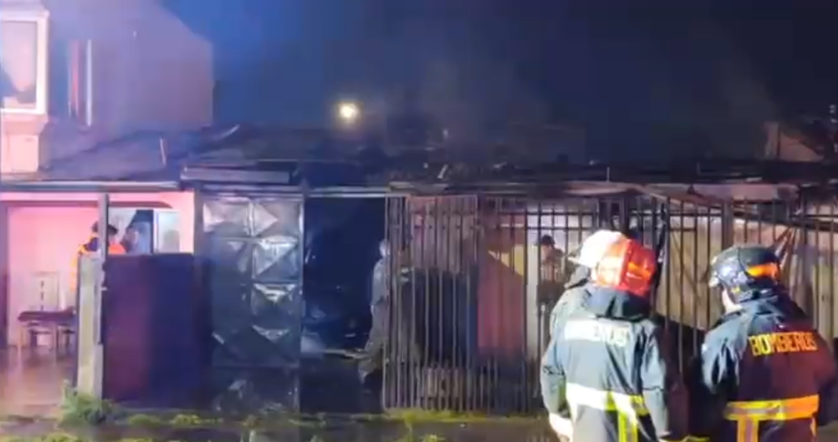 Una madre y sus tres hijos mueren tras incendio que destruyó su vivienda en Talca