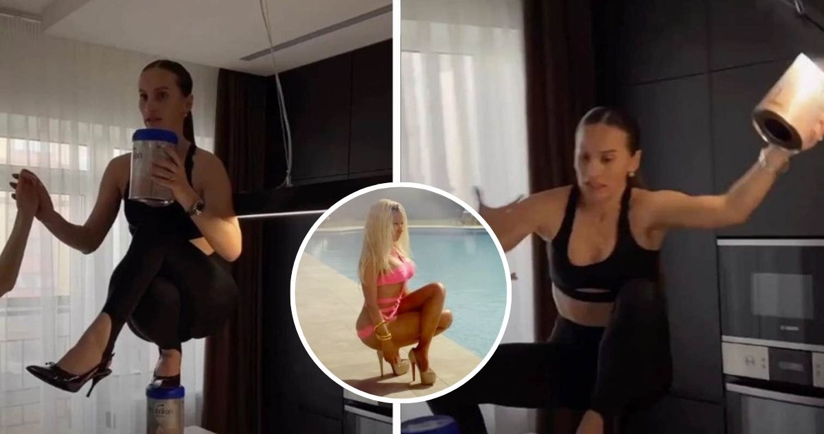 Influencer rusa asegura que se fracturó al columna al intentar el “Stiletto Challenge” de Nicki Minaj