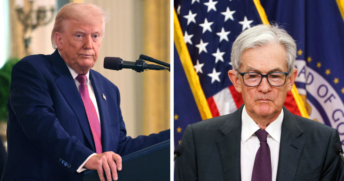 “Testarudo idiota”: Trump dice que la Fed debería “tomar el control” si Powell no baja la tasa