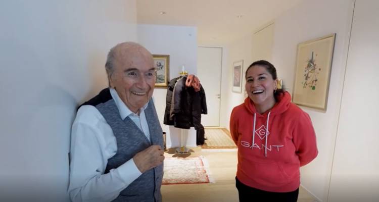 Joseph Blatter, exmandamás de FIFA, tuvo una polola chilena.