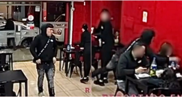 Familia sufre “lanzazo” mientras comía sushi en un local de Santiago