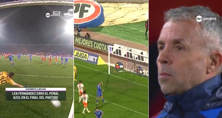 Leandro Fernández y su penal fallado en la U ante Cobresal