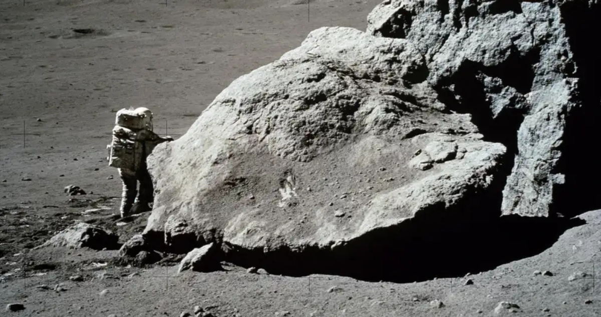 La tripulación del Apolo 17 recolectó más de 110 kilogramos de material lunar durante su histórica misión en 1972
