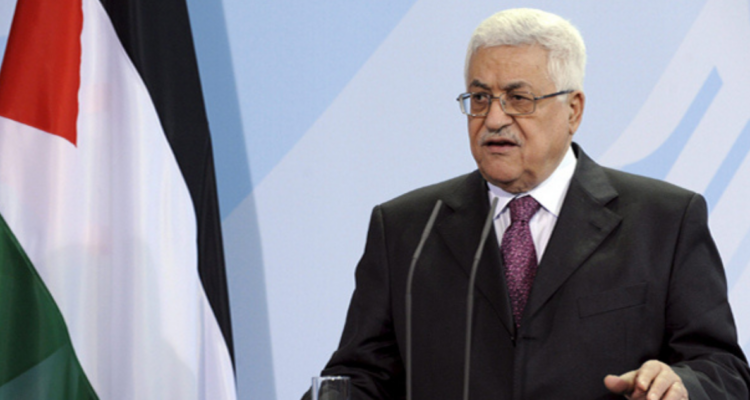 El presidente de la Autoridad Palestina, Mahmud Abás
