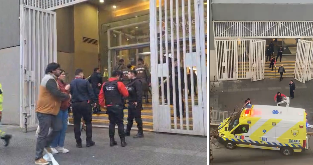 Exterior del Mall del Centro tras baleo de niño de 13 años