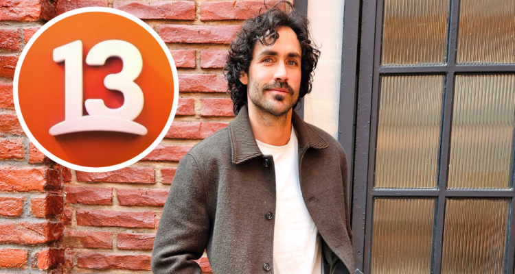Matías Assler y logo de Canal 13 en referencia a nuevas mininovelas