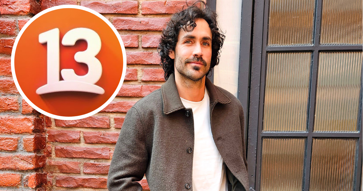 Matías Assler y logo de Canal 13 en referencia a nuevas mininovelas