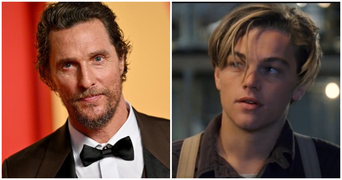Matthew McConaughey pudo ser Jack en “Titanic”: quedó fuera por contradecir al director