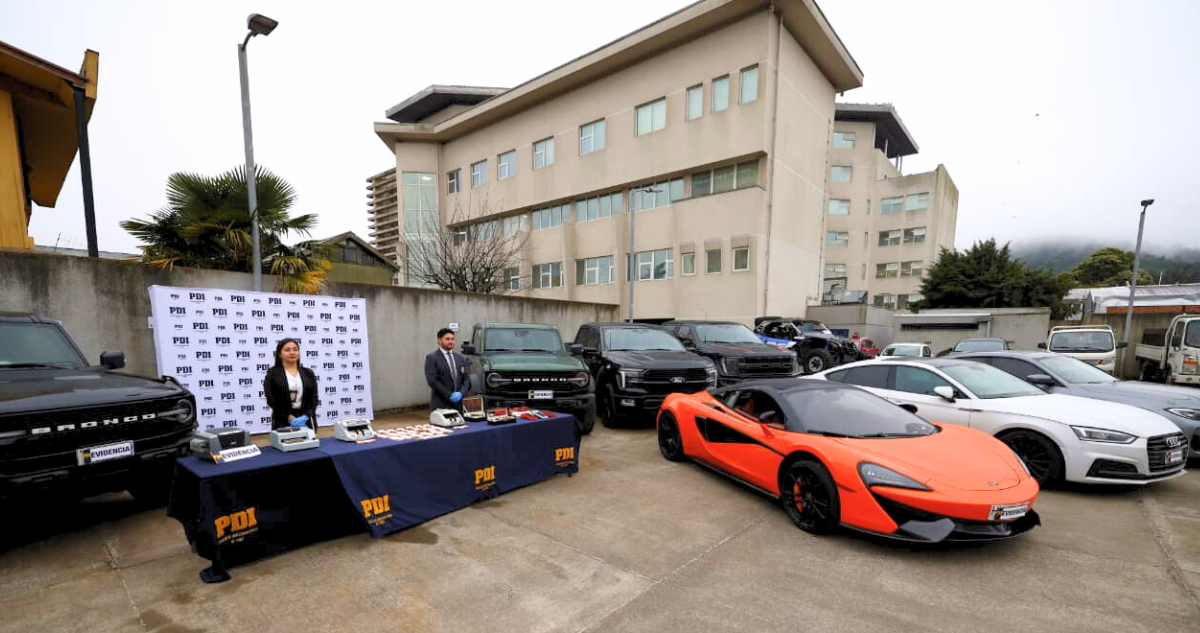 McLaren, BMW y más: revisa el costo de los autos de alta gama incautados en operativo en La Araucanía