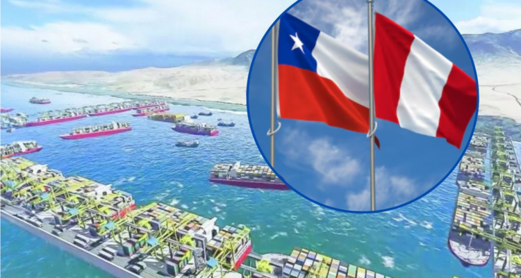 Maqueta del Megapuerto de Corío.