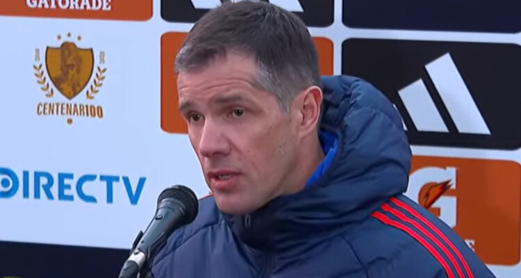 Michael Clark en zona mixta tras Superclásico entre Colo Colo y La U