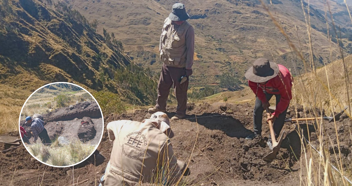 Conmoción en Perú: hallan restos de una familia asesinada presuntamente por la Armada en 1984
