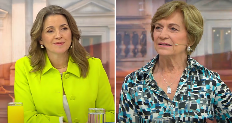 Monserrat Álvarez y Evelyn Matthei