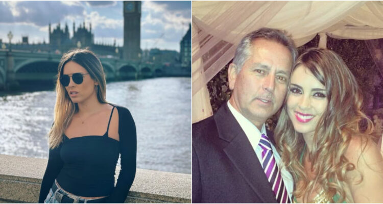 Maura Rivera y su padre