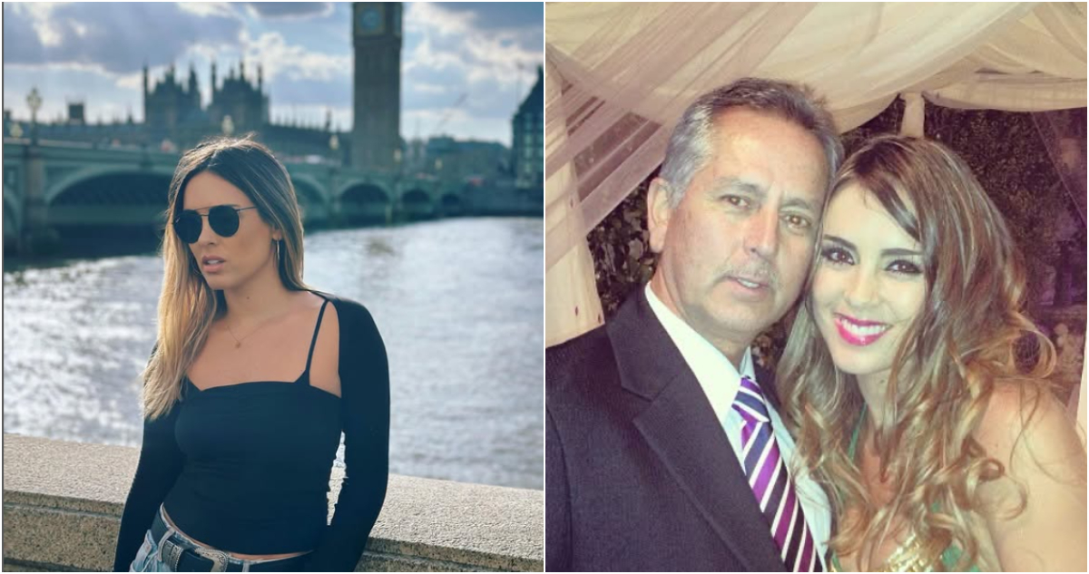 Maura Rivera y su padre