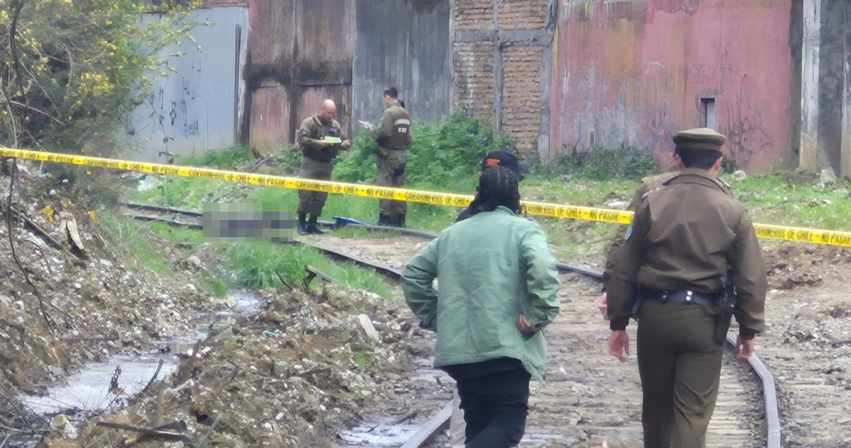 Encuentran un hombre muerto en Lota Bajo.