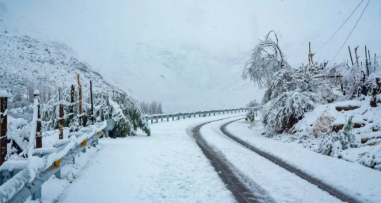 Nevazones tiñen de blanco el Valle del Elqui autoridades llaman a evitar traslados