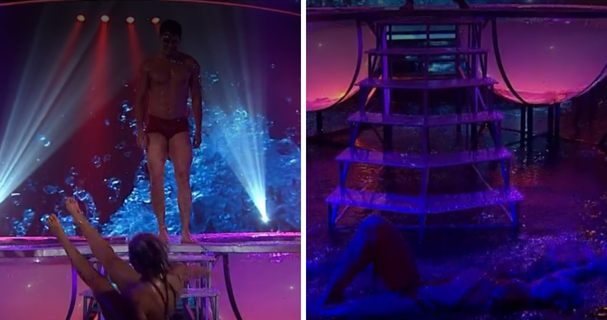 Nicole Moreno caída