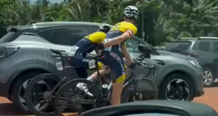 Niels Tenniglo y Huub Van Kapel en el Tour de Guadalupe