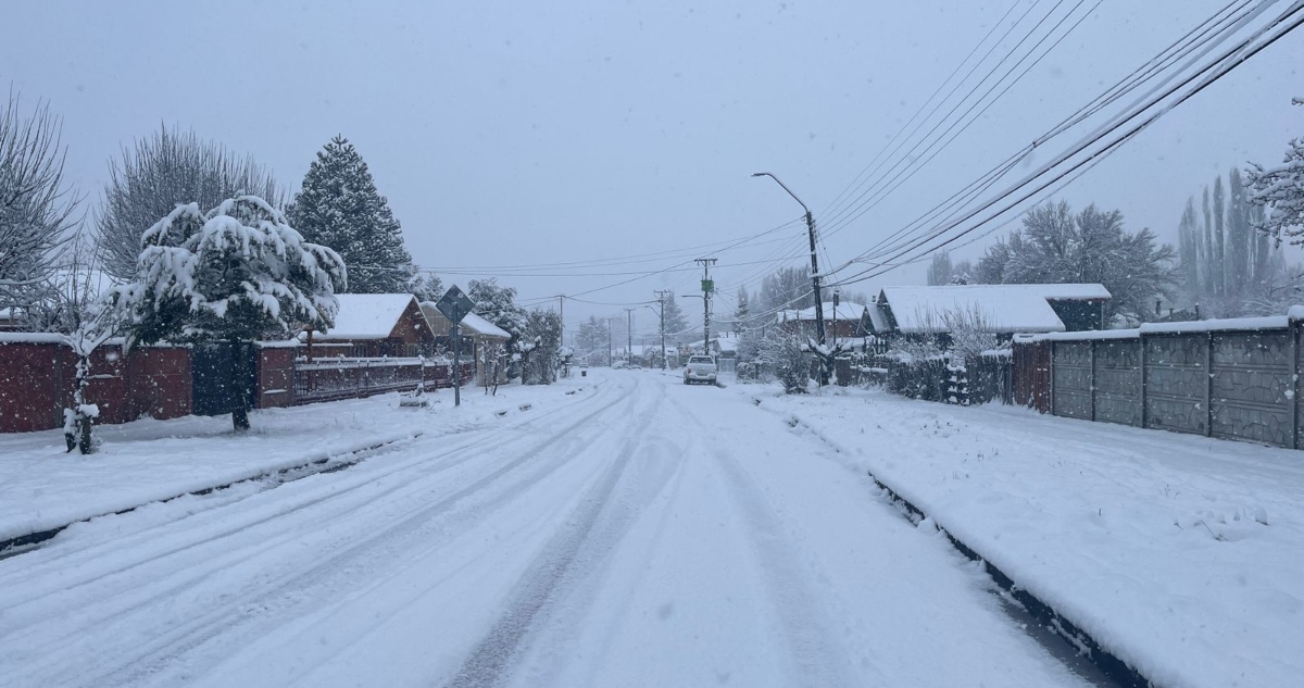 Nieve en Lonquimay