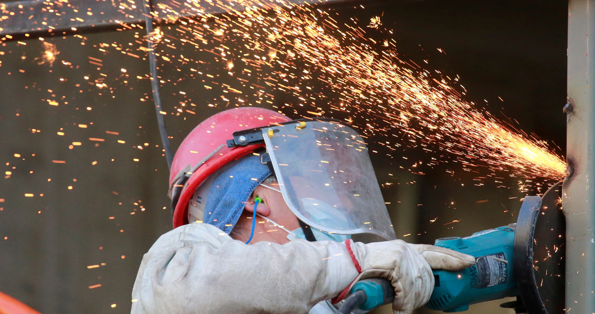 Hombre trabajando