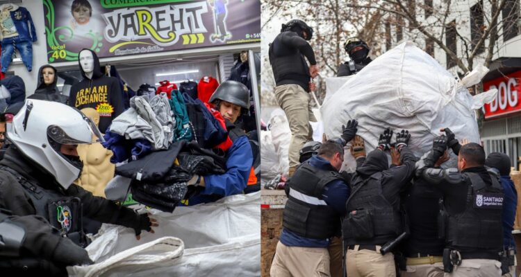Incautan más de tres toneladas de ropa falsificada en nuevo operativo en barrio Meiggs