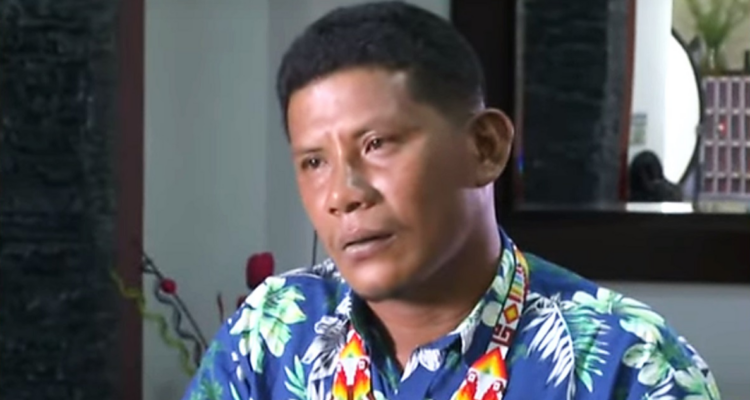 Manuel Ranoque, padrastro de los menores rescatados