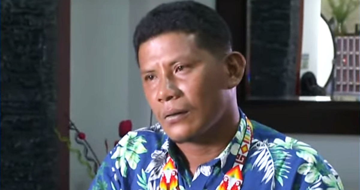 Manuel Ranoque, padrastro de los menores rescatados