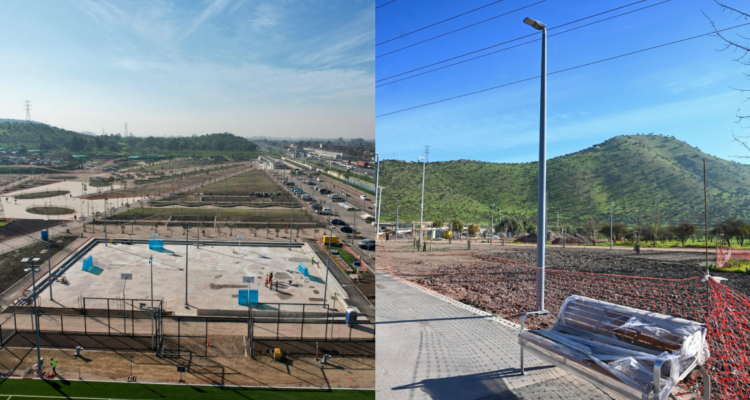 Avanzan las obras del nuevo Parque Cerro Chena en San Bernardo: se proyecta su inauguración para 2026