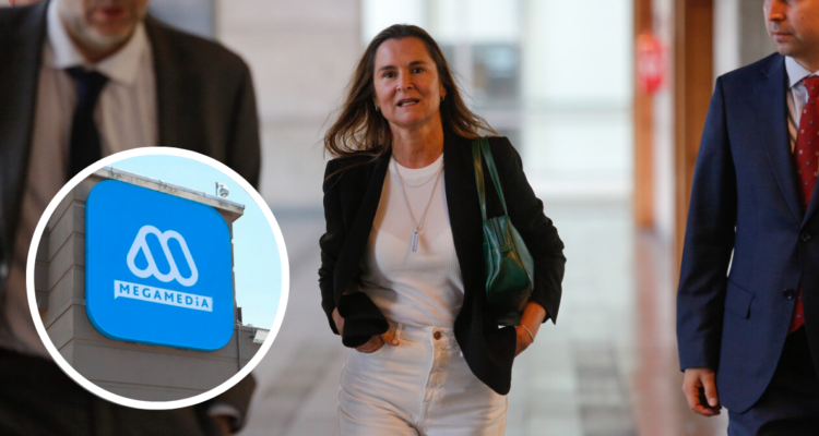 Paulina de Allende-Salazar en tribunales en referencia a fallo de Mega