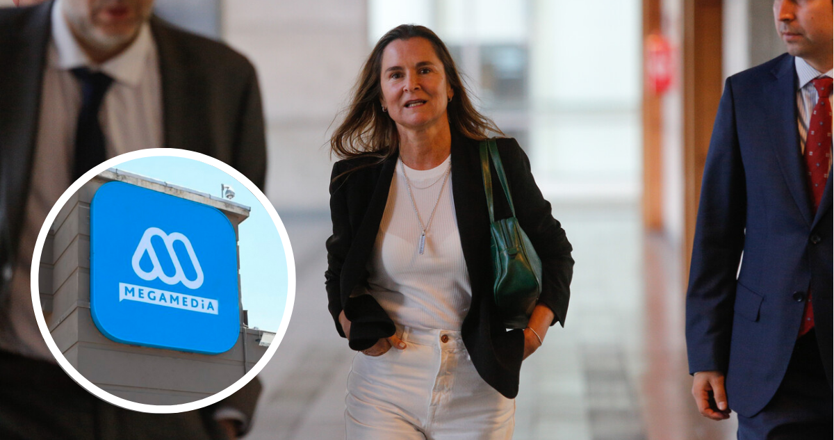 Paulina de Allende-Salazar en tribunales en referencia a fallo de Mega