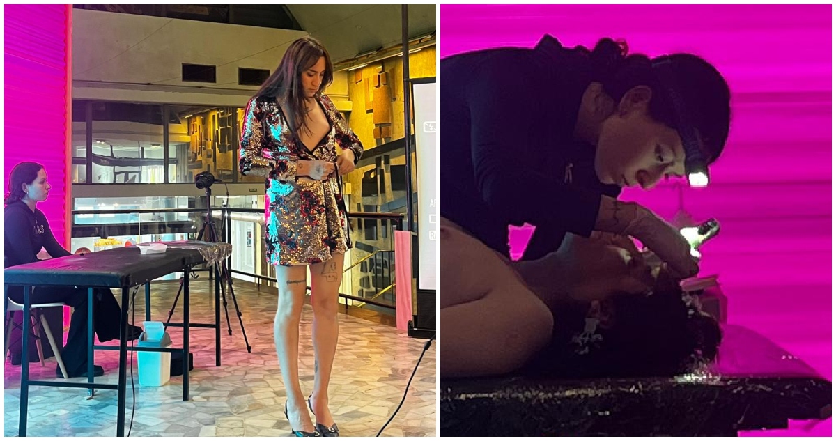 Artista mapuche se tatúa la cicatriz de Harry Potter en performance sobre la transfobia: ""