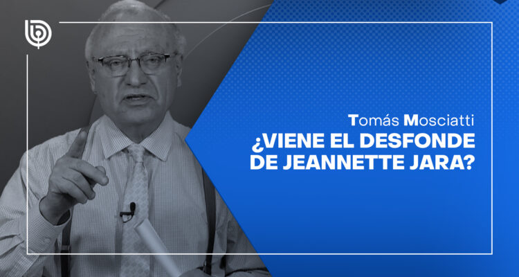 ¿Viene el desfonde de Jeannette Jara?