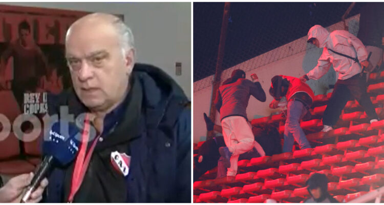 presidente de Independiente declara tras incidentes en partido contra La U por Copa Sudamericana