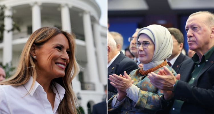 Primera dama de Turquía alude a Melania Trump por niños en Gaza
