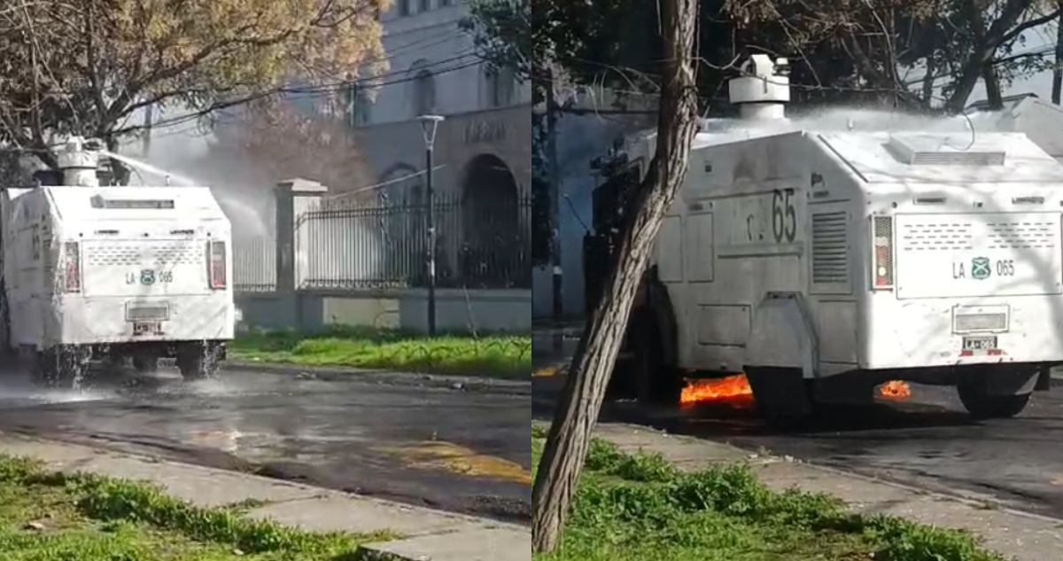 Rocían con combustible a profesor del INBA en nueva jornada de incidentes en liceo emblemático