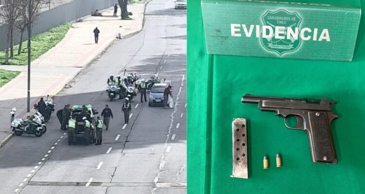 Vía X @TTISantiago | Carabineros 