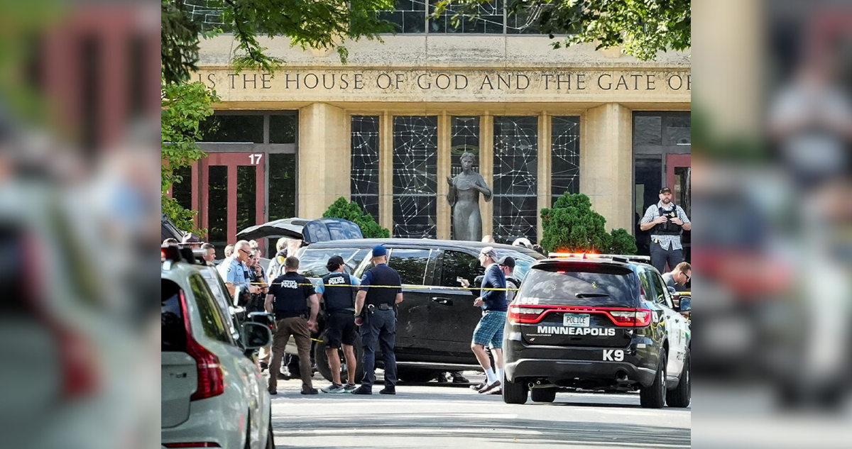 Tiroteo deja al menos 2 muertos y unos 20 heridos, entre ellos 5 niños, en una escuela de Minneapolis