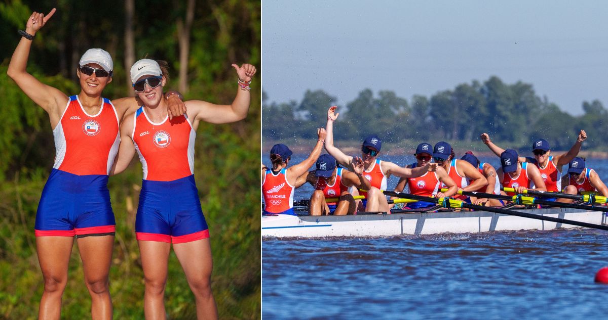 Remo del Team Chile sigue dando alegrías en los Juegos Panamericanos Junior de Asunción