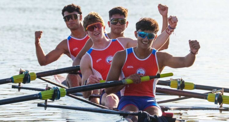 El remo gana el sexto oro para Chile en los Juegos Panamericanos Junior de Asunción 2025