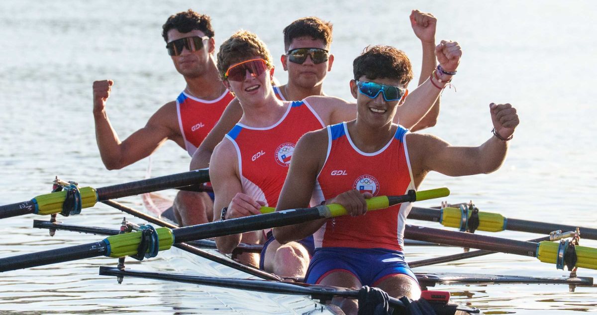 El remo gana el sexto oro para Chile en los Juegos Panamericanos Junior de Asunción 2025