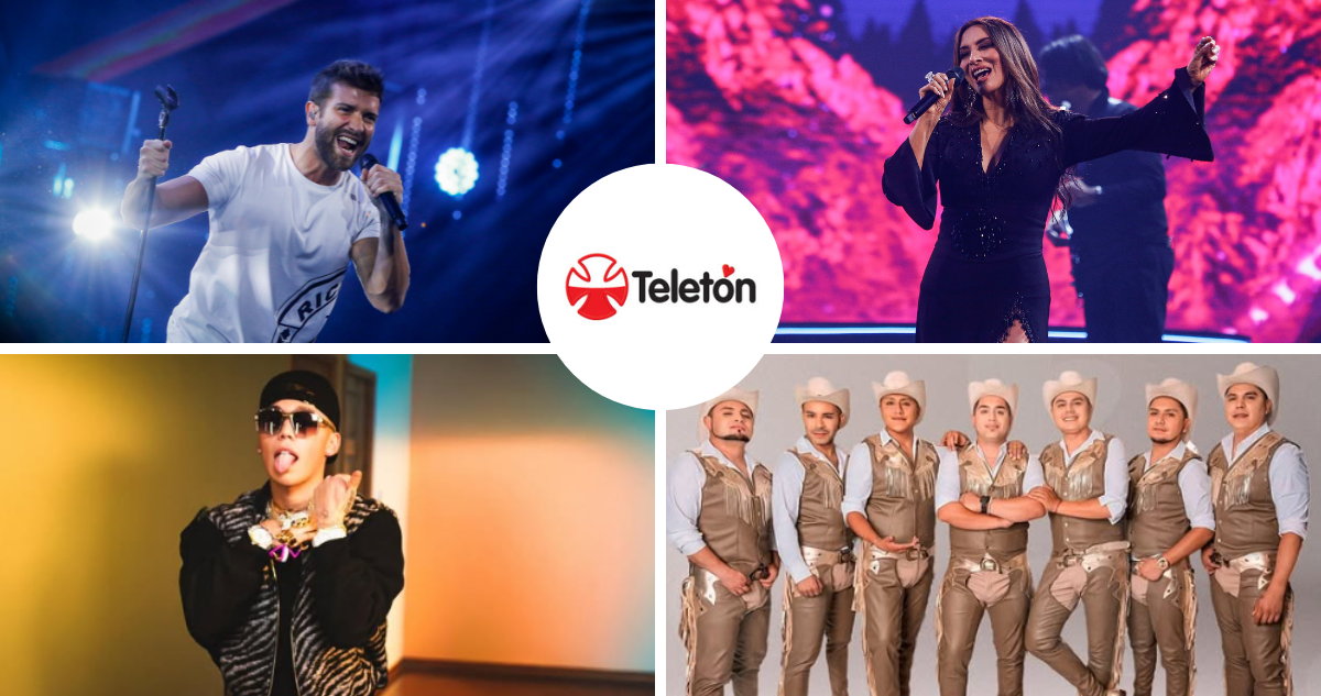 revelan la parrilla oficial de artistas para la Teletón 2025