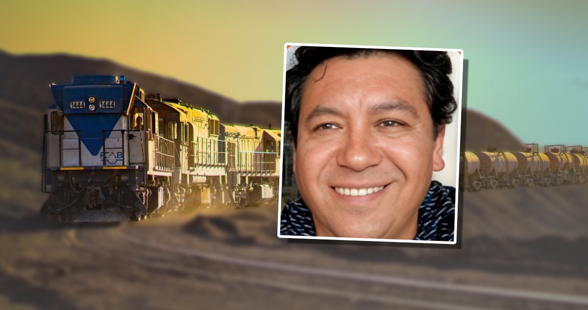 Imagen de tren de Ferrocarril de Antofagasta a Bolivia y de Francisco San Martín