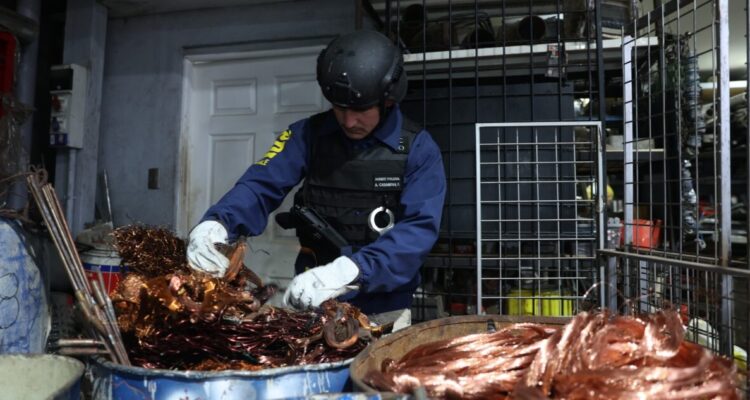 Robo de cobre en Coronel y Concepción