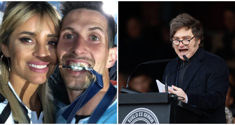 Rodrigo Rey y su esposa comparten postura contra Milei