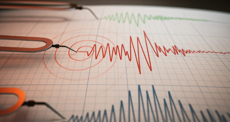 Imagen de un sismógrafo para ilustrar nota sobre el terremoto en Rusia
