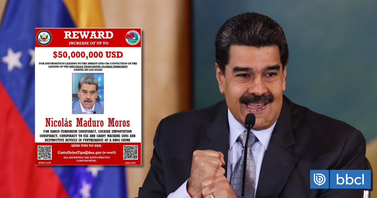Estos son los crímenes que EEUU le imputa a Nicolás Maduro: autorizan atacarlo con fuerza militar