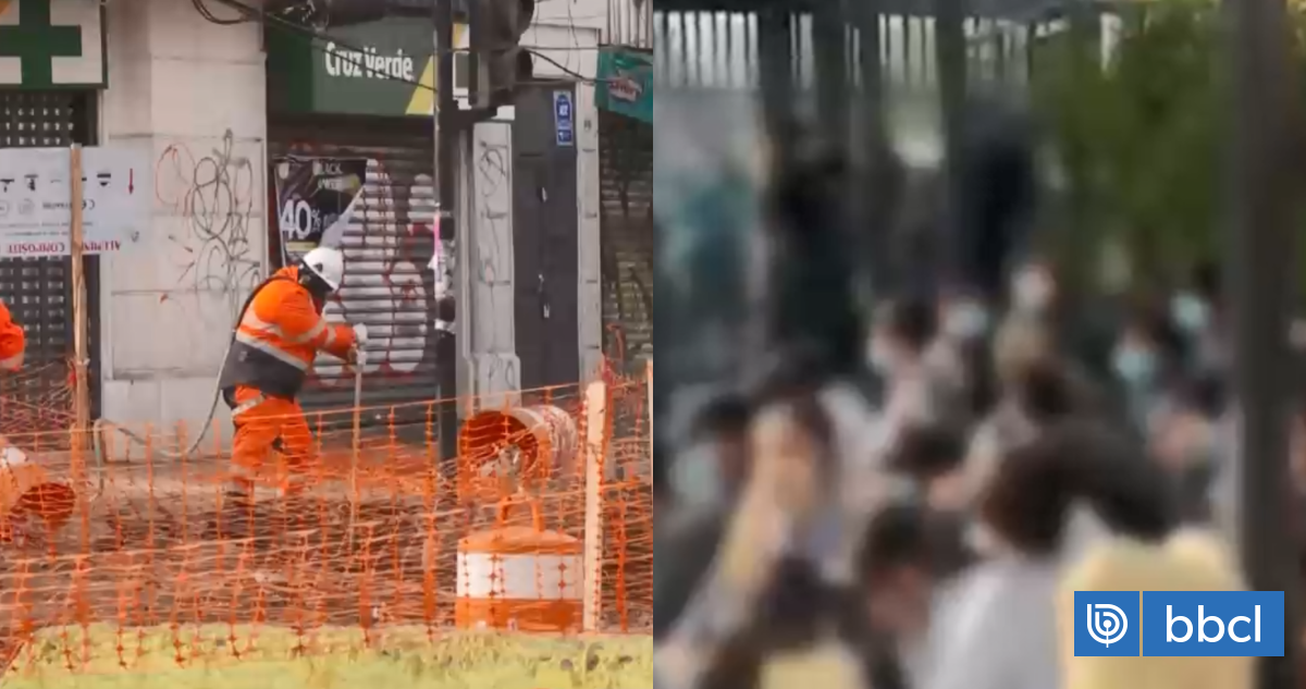 Evacúan colegios en Conchalí por rotura de matriz: menor de 12 años afectada por fuga de gas