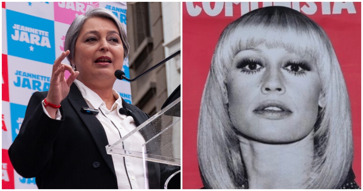 Sorpresa en Italia por afiches de Rafaella Carrà en actos de Jeannette Jara: “La idea ha funcionado”